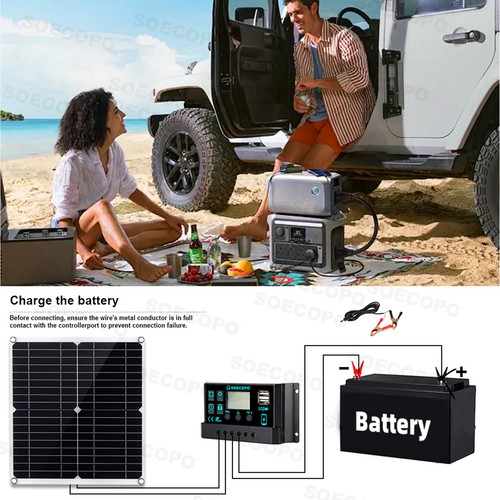 6000W Solar Power System 100A MPPT Controller 300W Panel 12V to 110V/220VDo - Picture 13 of 15