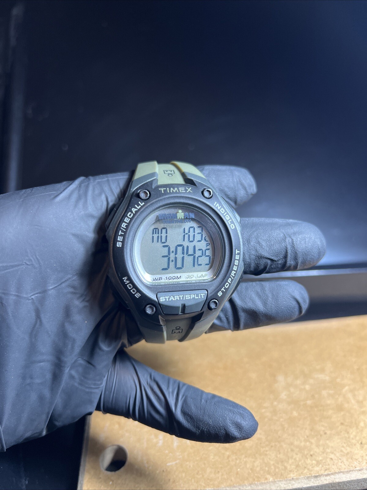 Timex Ironman Triathlon Watch Men Indiglo 40mm Gr… - image 1