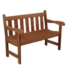 48" GARDEN BENCH - Solid Red Cedar Outdoor Seat