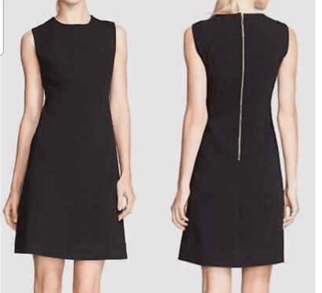 Kate Spade Sicily Sleeveless A Line Dress in Black Sz 14
