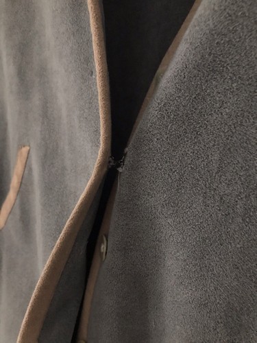 Vintage 1960's Mollie Parnis Paris Ultra Suede Long Coat Fits Like Small READ - Picture 5 of 12