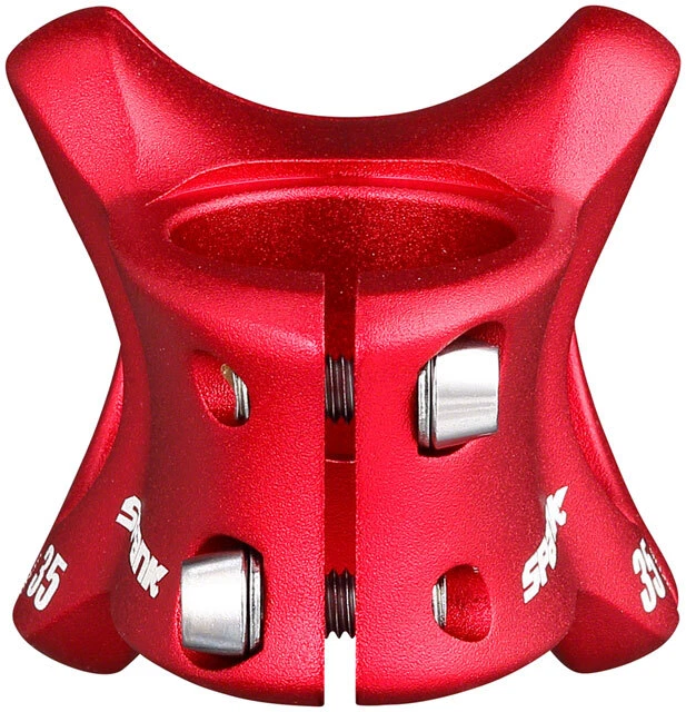 Vástago Spank Spike Race 2 - 35 mm, abrazadera 31,8, +/-0, 1 1/8", aluminio, rojo Foto 2 de 4