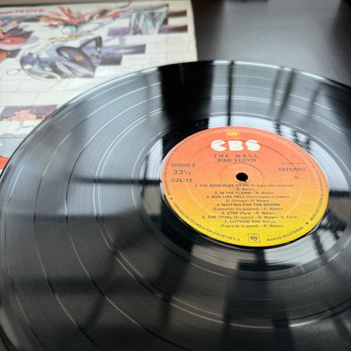 THE WALL - PINK FLOYD RARE COPY COLOMBIA LATIN PRESS EX CONDIT GATEFOLD “C2L-12” - Picture 2 of 8
