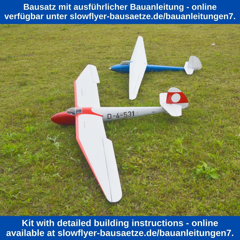 Gö-3 Minimoa Modellflugzeug Bausatz 2844 mm Spannweite Holz Segelflugzeug Kit - Bild 3 von 4