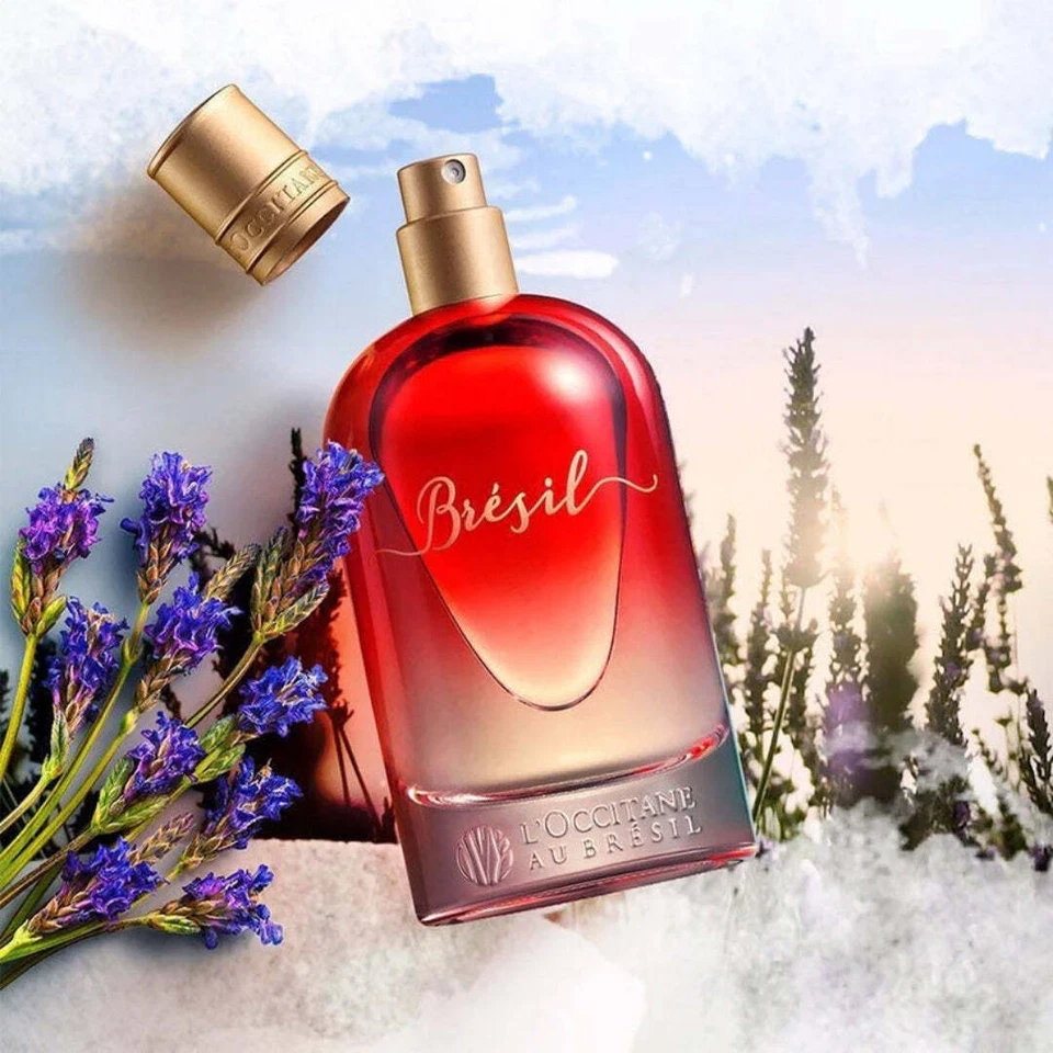 NIB Perfume Bresil Deo Cologne Body Woody Musk Fragance Perfume 100ml L'occitane - Image 3 of 3