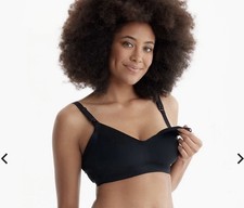 Momcozy Jelly Strip 3 XL Black Nursing Bra Seamless New 