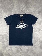 Vivienne Westwood Big Logo Orb Classic T-Shirt Blue Size Fits like M-L
