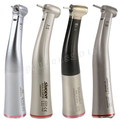 #ad Dental Electric LED Handpiece 1:5 Increasing Fiber Optic Contra Angle $64.50