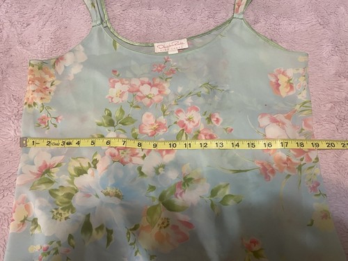 Oscar de la Renta nightgown medium Pink Label Vintage Satin Slip Dress - Picture 9 of 12