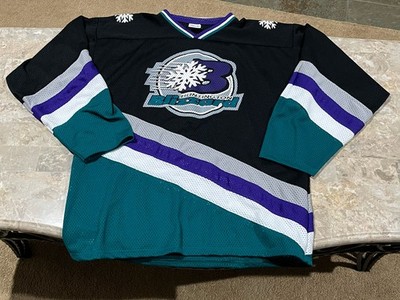 Vintage 1990 s Huntington Blizzard ECHL Souvenir Hockey Jersey Men s L