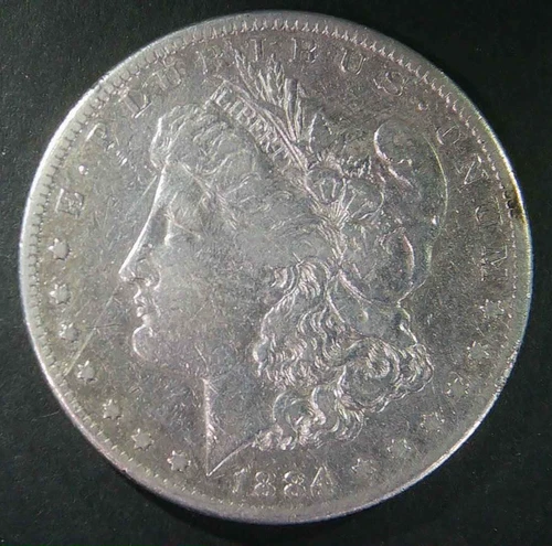 1884-S Morgan Silver Dollar VF