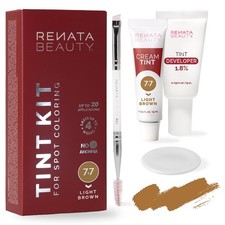 Tint Kit – Cream Hair Dye Kit with Developer and Application Brush for Spot C...
