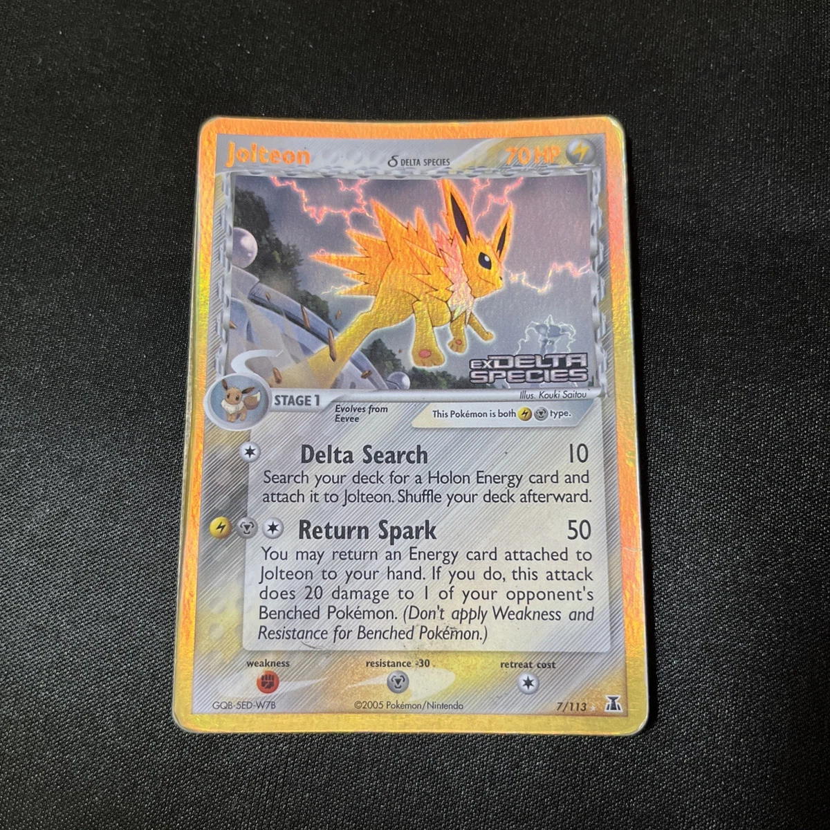 jolteon pokemon card ex Shop [Traditional Chinese] / ex 052/187 RR SV8aF  TCGHOBBY this card is the perfect way to showcase your collection. Jolteon Price & Card Details