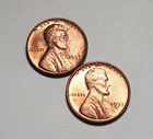 1953 P D LINCOLN WHEAT PENNY UNC 2 COIN SET #P2917