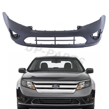 For 2010 2011 2012 Ford Fusion Primed Plastic New Front Bumper Cover Fascia