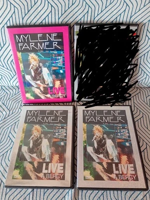 Lot 3 Dvd Live A Bercy 1996 Mylène Farmer Rare Édition Limitée Collector - Photo 1/3