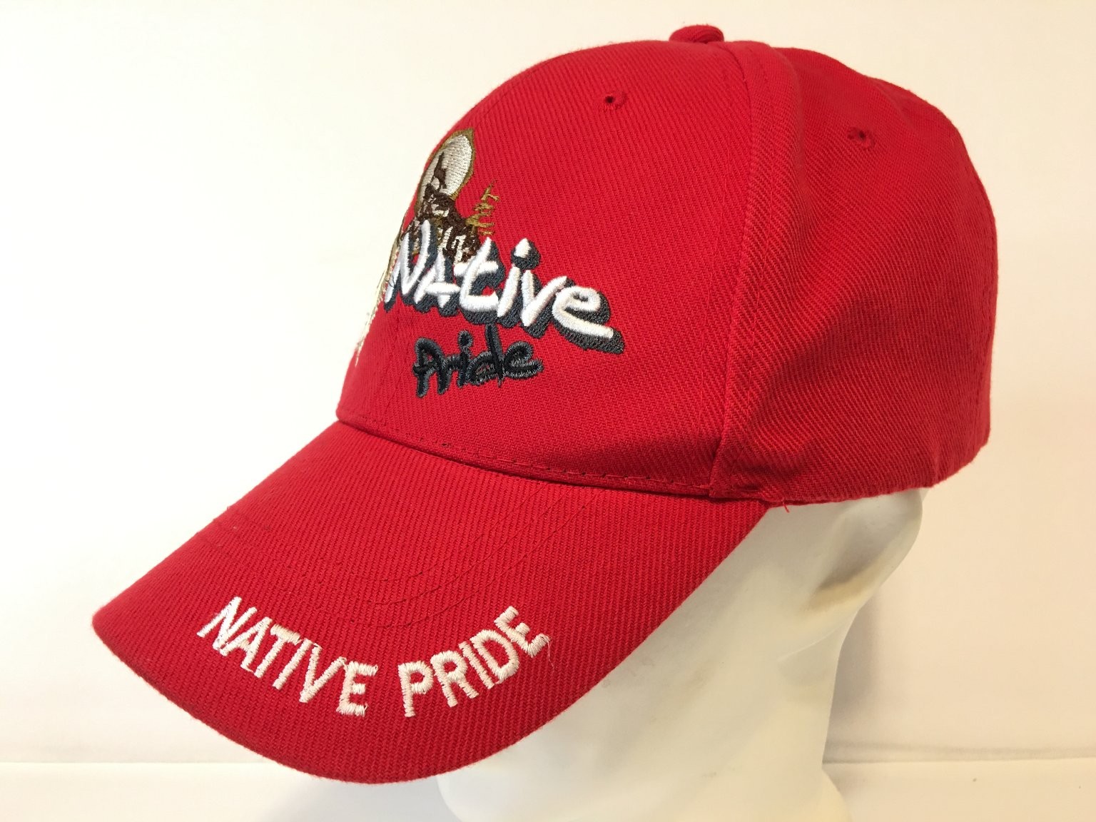Native Pride Red Adjustable Baseball Cap Men's EG… - image 5