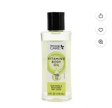 Personal Care Vitamin E Body Oil 1500 I.U. 4fl Oz Softens & Hydrates