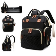 Diaper Bag, Backpack with Changing Station, Waterproof Baby Bag for Boys  Gi...