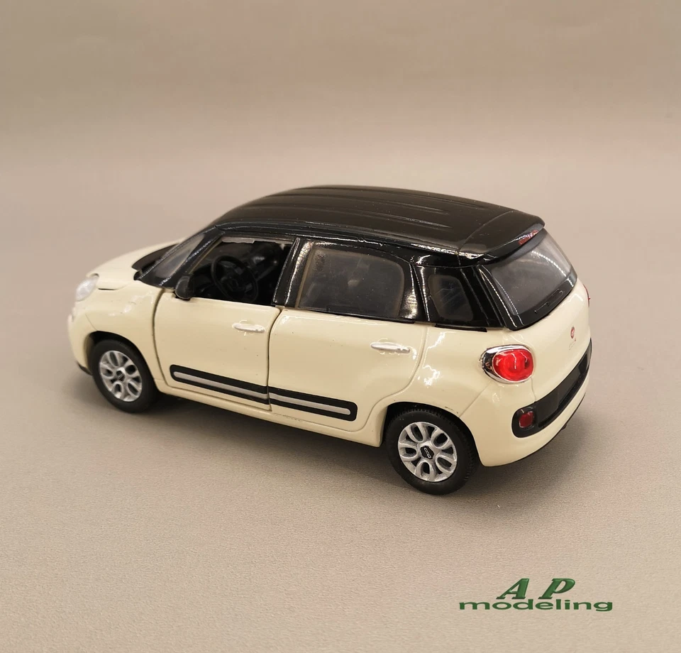 modellino auto scala 1/24 fiat 500 l cinquecento modellini collezione welly - Immagine 2 di 4