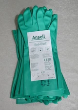 24 pcs. Ansell Solvex Gloves Chemical Resistant 37-165 size 9