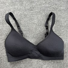 Carole Hochman Women's Black Wireless Comfort Bra Size M/M Adjustable Straps