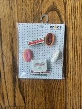 Uniquely You Crocs Jibbitz Charms Krispy Kreme 5 Pack NEW - Hard To Find!