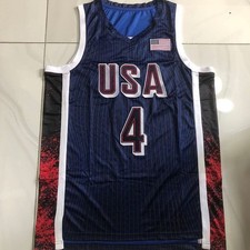 Usa Dream Team 4 Curry Basketball Jerseys All Stitched Throwback