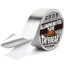 Aluminum Foil Tape 2" x 150FT, Professional Heat Reflective Tape Metal Duct Tape