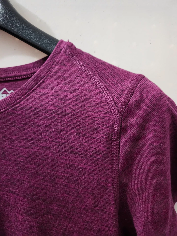 REI Coop Top Feminino M Ameixa Equilíbrio Manga Curta Exterior Ativo Elástico Mesclado - Imagem 4 de 4