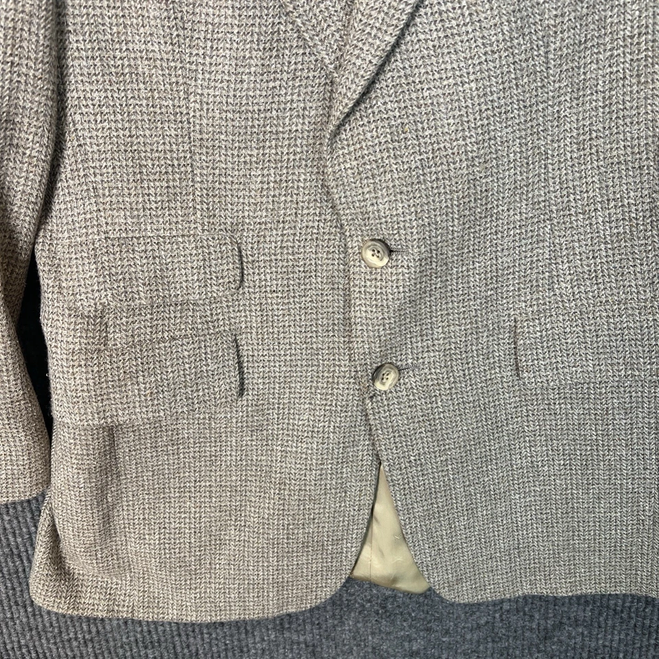 Abrigo Blazer Deportivo de Lana Tweed Gris Aquascutum Para Hombre Talla 38R Saks Fifth Avenue Foto 4 de 4