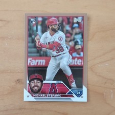 Topps 2023 Update Series Michael Stefanic Rookie US124 LAA 1445/2023
