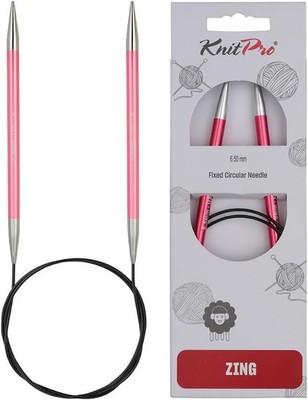 KnitPro Zing Fixed Circular Needles 32'' (80cm) | US Size 10.5 (6.5mm)