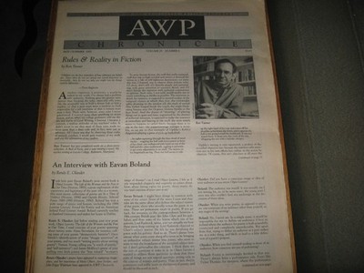 1997 AWP Writing:  Interview with Eavan Boland, Richard Kostelanetz, Others