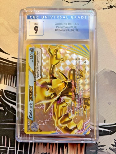 Pokemon Golduck BREAK Breakpoint #18/122 2016 - CGC 9