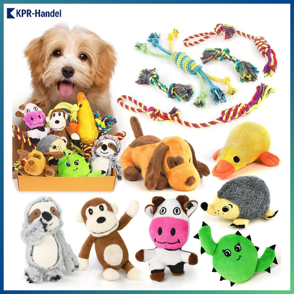 Welpenspielzeug 12 StüCk Quietschend Kauspielzeug FüR Kleine Hunde-image