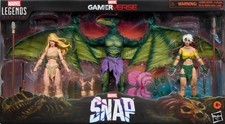 SDCC 2025 Marvel Legends Gamerverse Snap Savage Land Shanna Sauron, Rogue paquete de 3