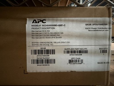 APC Rack PDU 21x C13 + 21x C19