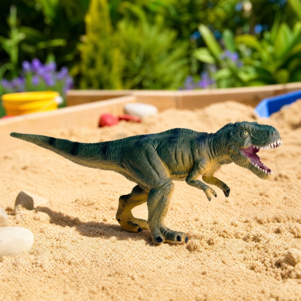 Walking Pose Tyrannosaurus Model Sturdy Prehistoric Animal Toy for ...