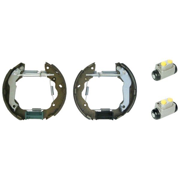 Brembo 4X Bremsbacken Bremsbackensatz FüR Trommelbremse Hinten K 30 009-image