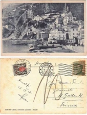 AMALFI - SALERNO - PANORAMA - TRAVEL 1926 -89013-