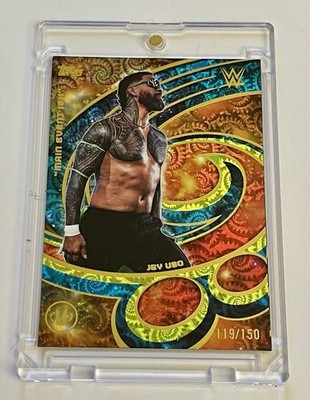 Jey Uso 2026 Topps Universe WWE BLUE PULSE HIT MY MUSIC #HMM-12 /150