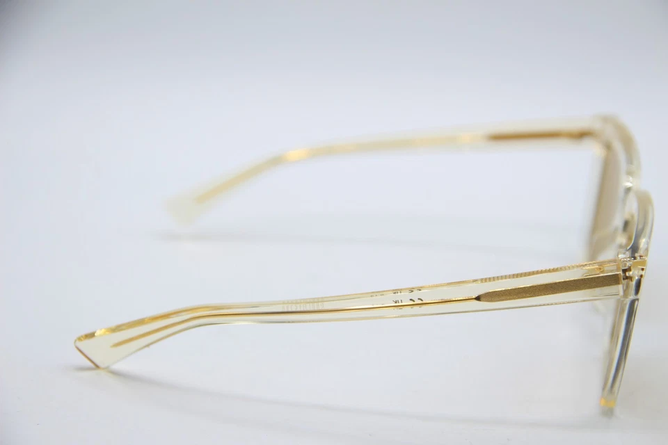 NUEVAS GAFAS DE SOL BOTTEGA VENETA BV 1254S 004 ORO TRANSPARENTE MONTURAS AUTÉNTICAS 55-17 Foto 4 de 4