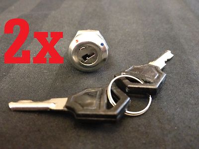 2x 2pcs Key Switch OFF-ON Lock metal toggle lock security KS-01 electronic a2 