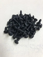 (1500) #8 X 1/2 Pan Round Button Head Tapping Sheet Metal Wood Screw Black Oxide