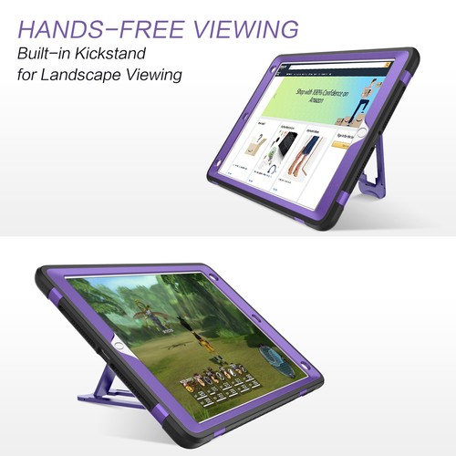 For iPad Pro 9.7" Air 2 6th 5th Case with Kickstand Shockproof Hard Carry Cover - Afbeelding 16 van 40