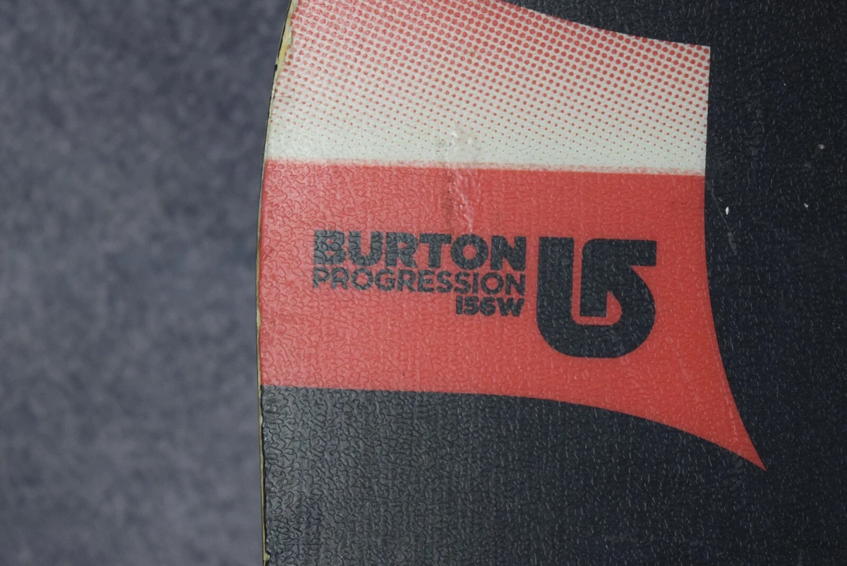 BURTON PROGRESSION WIDE SNOWBOARD SIZE 156 CM WITH NEW PICCO LARGE BINDINGS