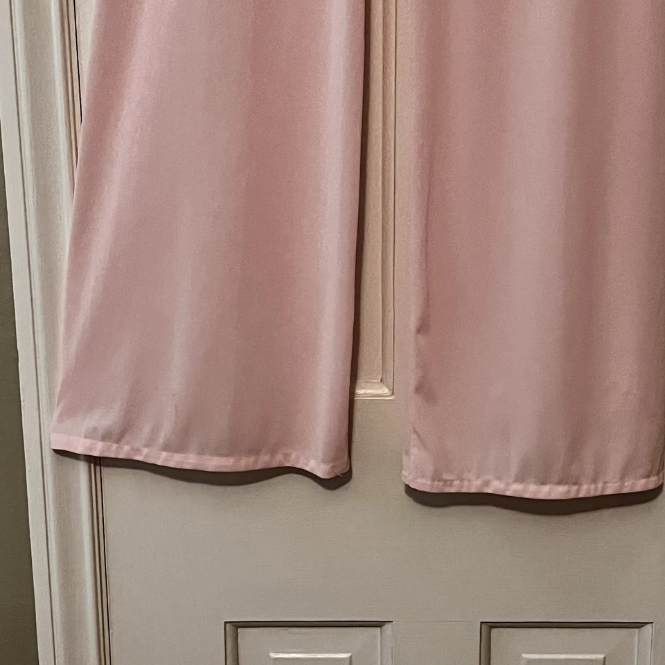 Calça lounge tricot de náilon rosa vintage tamanho pequeno/longo - Imagem 3 de 3