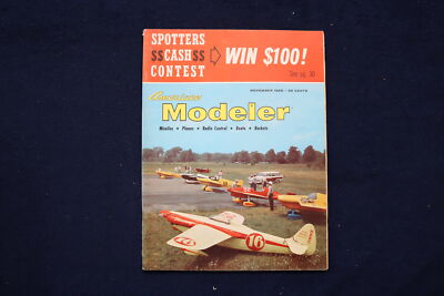1958 NOV AMERICAN MODELER MAGAZINE - MIDGET RACES AT FULTON, NY COVER - E 11458