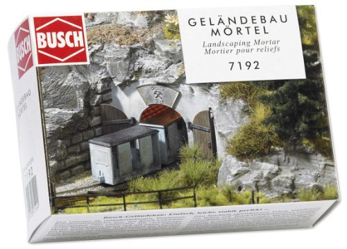 Busch 7192 - Modellismo Ferroviario, Malta per Paesaggio, Colore: Grigio (p9A)